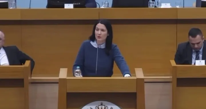 Jelena Trivić na sjednici NSRS-a/Bntv