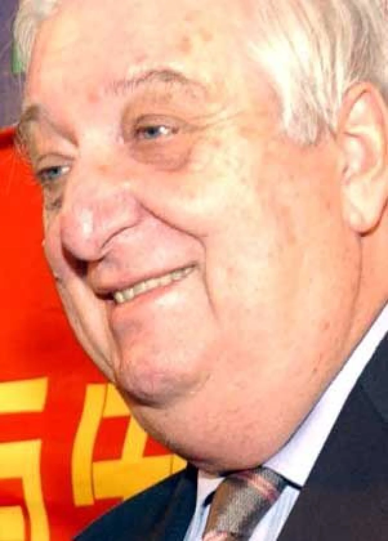 SHANGHAI - NOVEMBER 14: General Secretary of the CTA Xiaoning Zhang and La Chemise Lacoste President Bernard Lacoste announce their partnership for 2003 November 14, 2002 during the Tennis Masters Cup at the Shanghai New International Expo Center in Shanghai, China. (Photo by Matthew Stockman/Getty Images)/Matthew Stockman