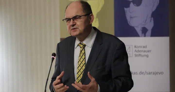 Prvi Adenauer Europa Forum - hotel Europe Christian Schmidt/Senad Gubelić