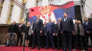 Milorad Dodik na mitingu u Banjoj Luci nakon izricanja presude Suda BiH/Dejan Rakita