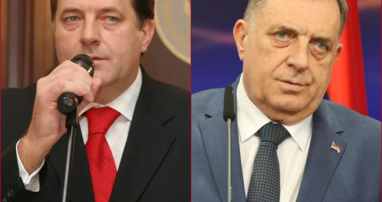 milorad dodik 2006 vs 2025/Oslobođenje