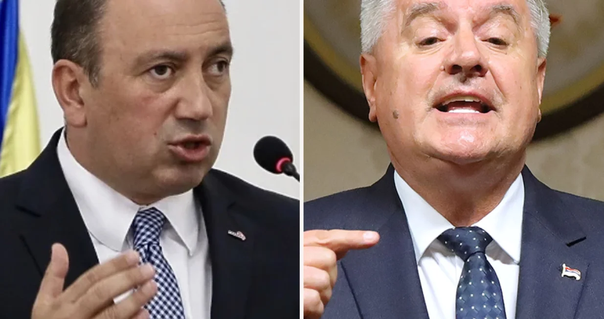 Igor Crnadak i Radovan Vi&scaron;ković/Oslobođenje 