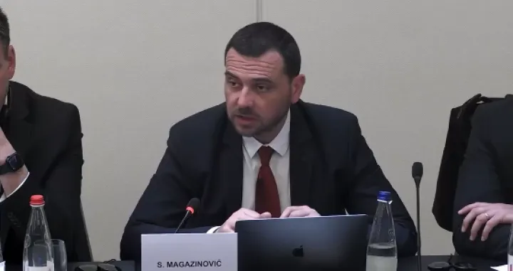 saša magazinović, sastanku zastupnika EU Parlamenta i Parlamenta BiH/Screenshot