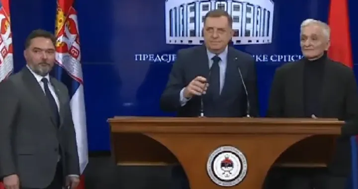 Košarac Dodik i Špirić/