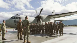 Dolazak rezervnog sastava vojnika EUFOR-a u BiH//