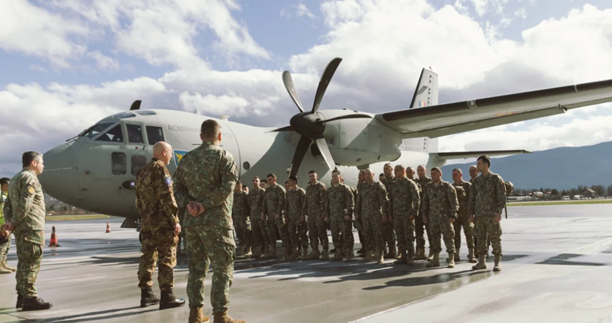 Dolazak rezervnog sastava vojnika EUFOR-a u BiH//