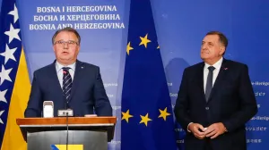 Predstavnici Trojke, SNSD-a i HDZ-a sastanak državne koalicije/Damir Deljo