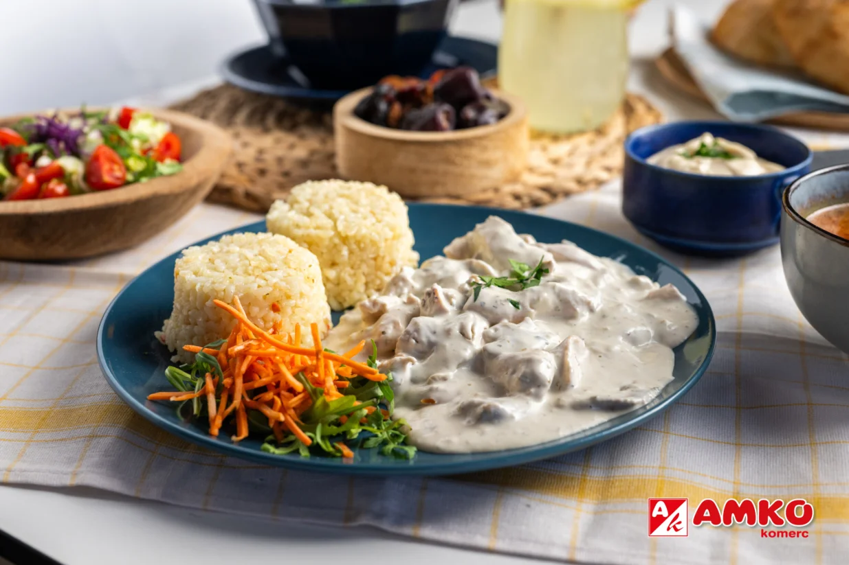 Pileći file sa gljivama, iftar, iftarski meni/Amko Komerc