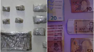 Oduzeti droga i novac/MUP TK/