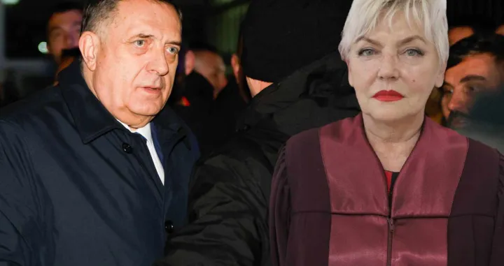 Milorad Dodik i Sena Uzunović/Oslobođenje