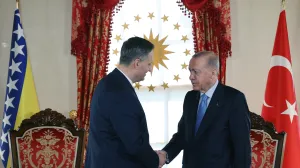 Denis Bećirović i Recep Tayyip Erdogan u Istanbulu//