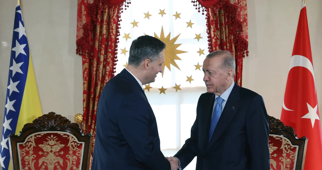 Denis Bećirović i Recep Tayyip Erdogan u Istanbulu//