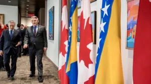 Mark Carney i Željko Komšić (FOTO: Predsjedništvo BiH)/