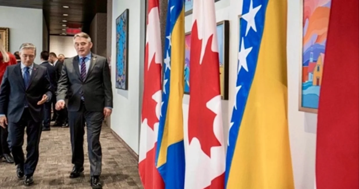 Mark Carney i Željko Komšić (FOTO: Predsjedništvo BiH)/