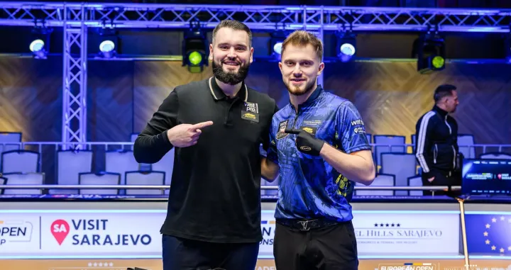 SARAJEVO, BOSNIA & HERZEGOVINA. 14 Mar, 25. Photo takenduring European Open Pool Championship 2025 at HOTEL HILL on Friday, March 14, 2025 in SARAJEVO BOSNIA & HERZEGOVINA.Credit: Taka Wu/Matchroom Multi Sport
