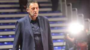 17, October, 2024, Belgrade - The match of the fourth round of the Turkish Airlines Euroleague between KK Maccabi Playtik and KK Partizan Mozzart Bet was played in the Aleksandar Nikolic hall. Vlade Divac. Photo: Dusan Milenkovic/ATAImages17, oktobar, 2024, Beograd - Utakmica cetvrtog kola Turkish Airlines Evrolige izmedju KK Maccabi Playtika i KK Partizan Mozzart Bet odigrana je u hali Aleksandar Nikolic. Photo: Dusan Milenkovic/ATAImages Photo: Dusan Milenkovic/ATAImages/PIXSELL