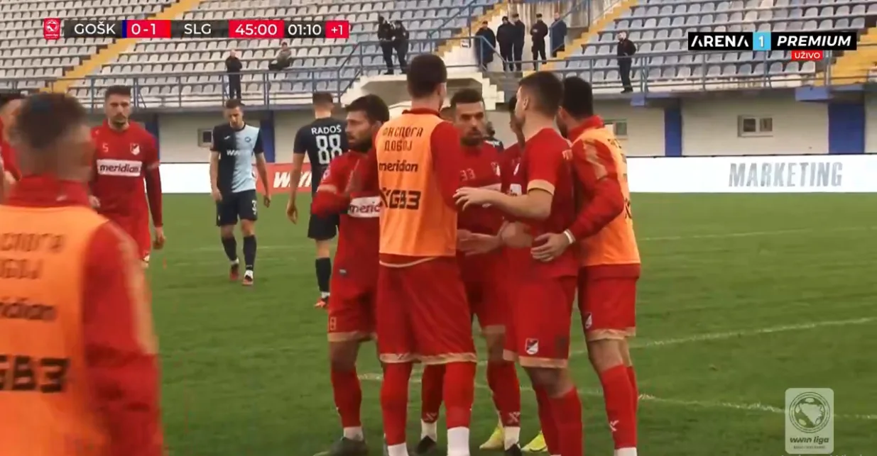 GOŠK - Sloga (FOTO: Screenshot/Arenasport)