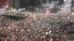 Masovno okupljanje na Slaviji/Igor Pavicevic