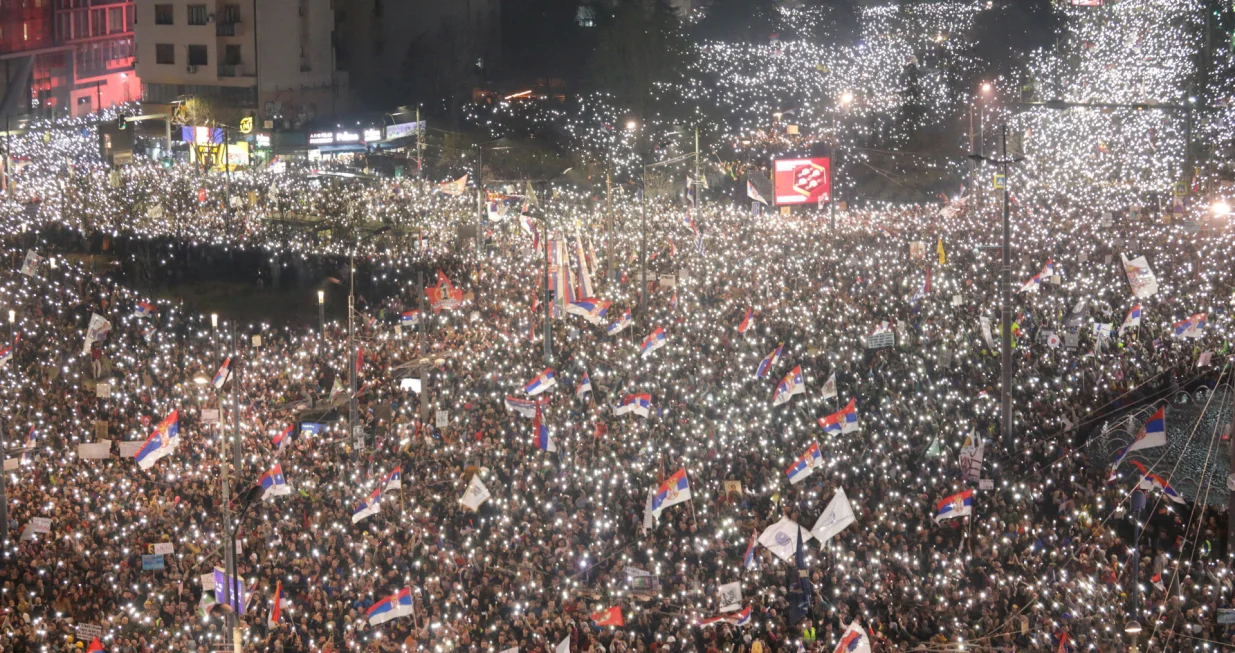 Masovno okupljanje na Slaviji/Igor Pavicevic