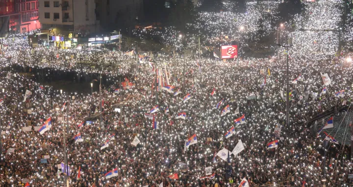 Masovno okupljanje na Slaviji/Igor Pavicevic