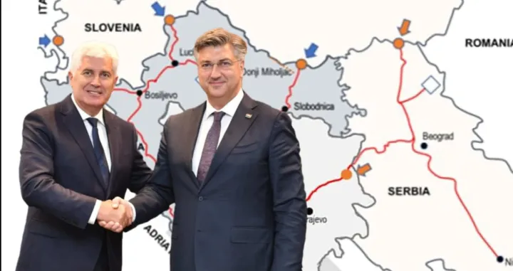 Dragan Čović i Andrej Plenković, Južna interkonekcija/S.m.