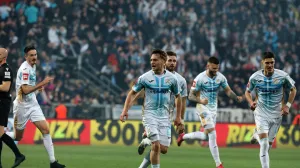 16.03.2025., Rijeka - Utakmica SuperSport HNL-a 24/25, 26 kolo, HNK Rijeka - HNK Hajduk.Photo: Goran Kovacic/PIXSELL Photo: Goran Kovacic/PIXSELL