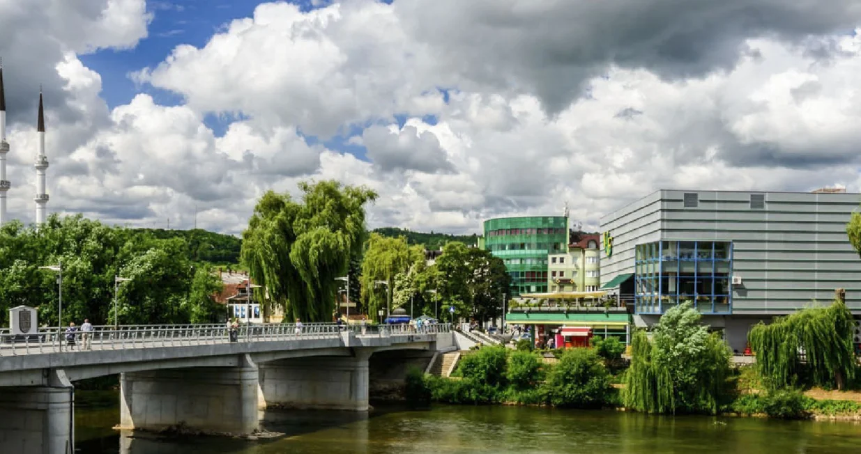 Sanski Most panorama// 