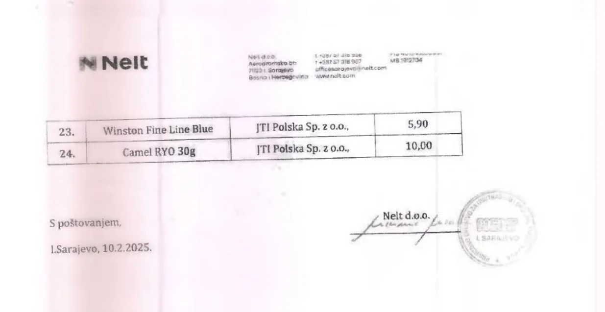 Camel, Winston, LD i Sobranie, cigarete u BiH, nove cijene/