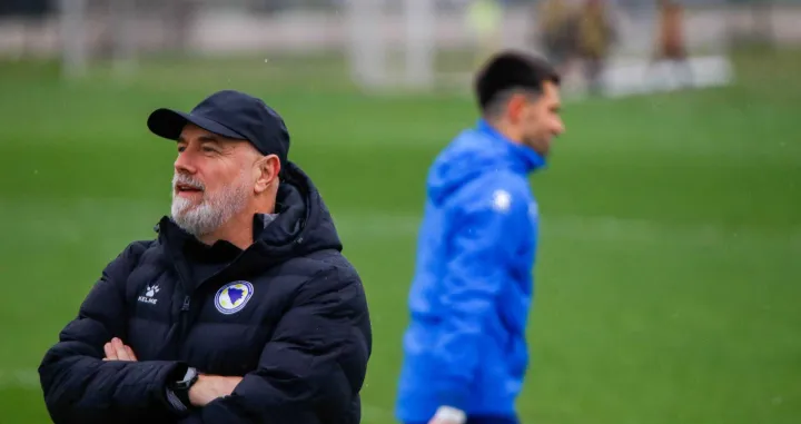 Trening fudbalske reprezentacije BiH (FOTO: Damir Deljo/Oslobođenje)