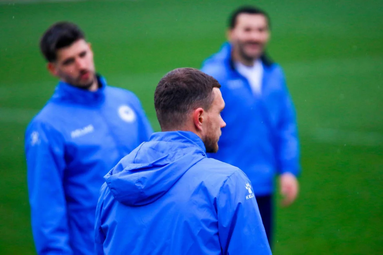 Trening fudbalske reprezentacije BiH (FOTO: Damir Deljo/Oslobođenje)