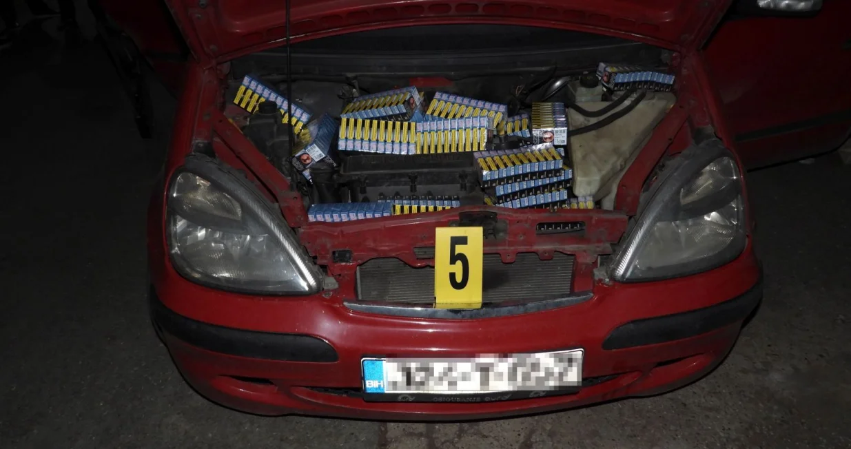 Oduzete cigarete/GP BiH/