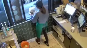 Incident snimila kamera/Printscreen/X.com//