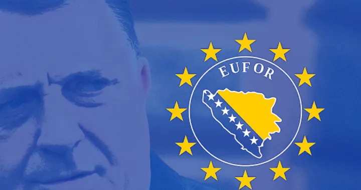 Dodik se boji EUFOR-a, Milorad Dodik, vizual za kolumnu/Benjamin Krnić