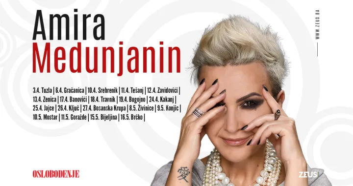 Amira Medunjanin, bh. turneja//