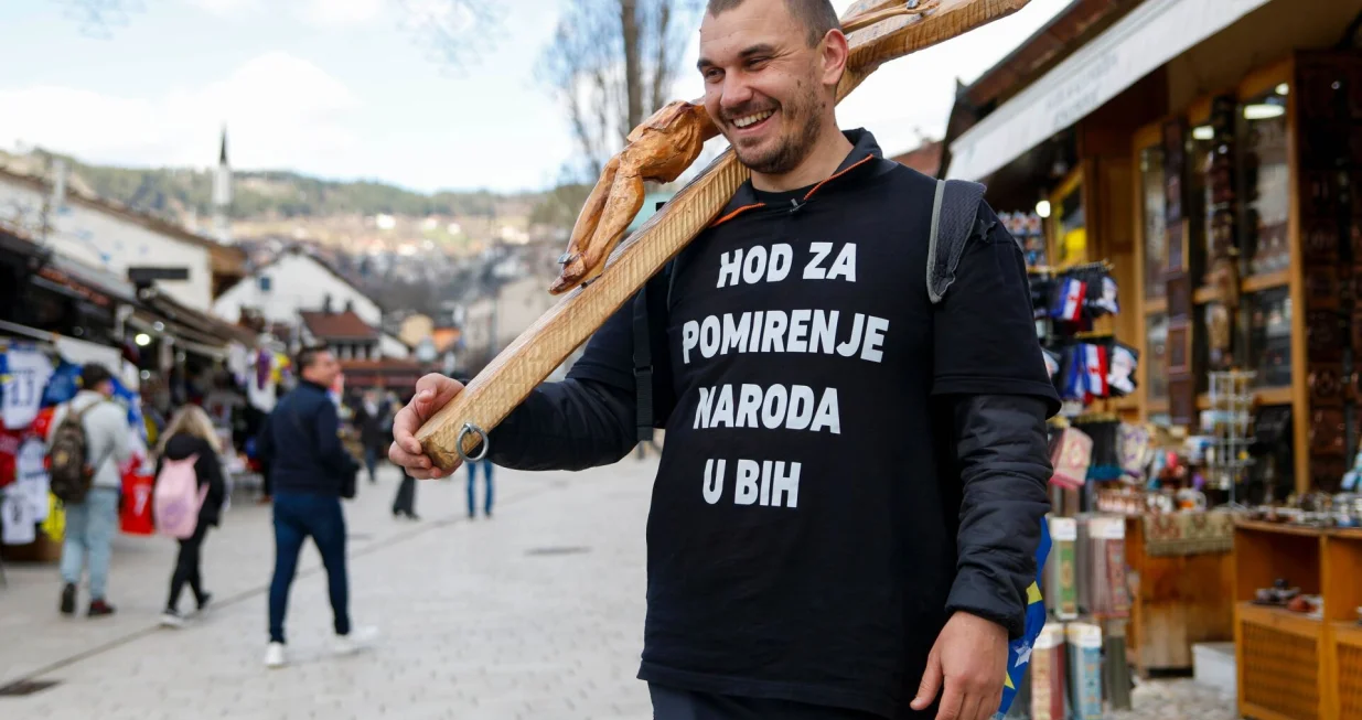 Križni put Jelinića stigao do Sarajeva/Damir Deljo