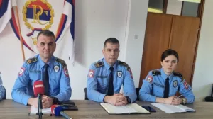 Foto: MUP RS | PU ZvornikNa redovnoj konferenciji za medije održanoj danas u Policijskoj upravi Zvornik, načelnik Aleksandar Vasiljević ocijenio je sigurnosnu situaciju//