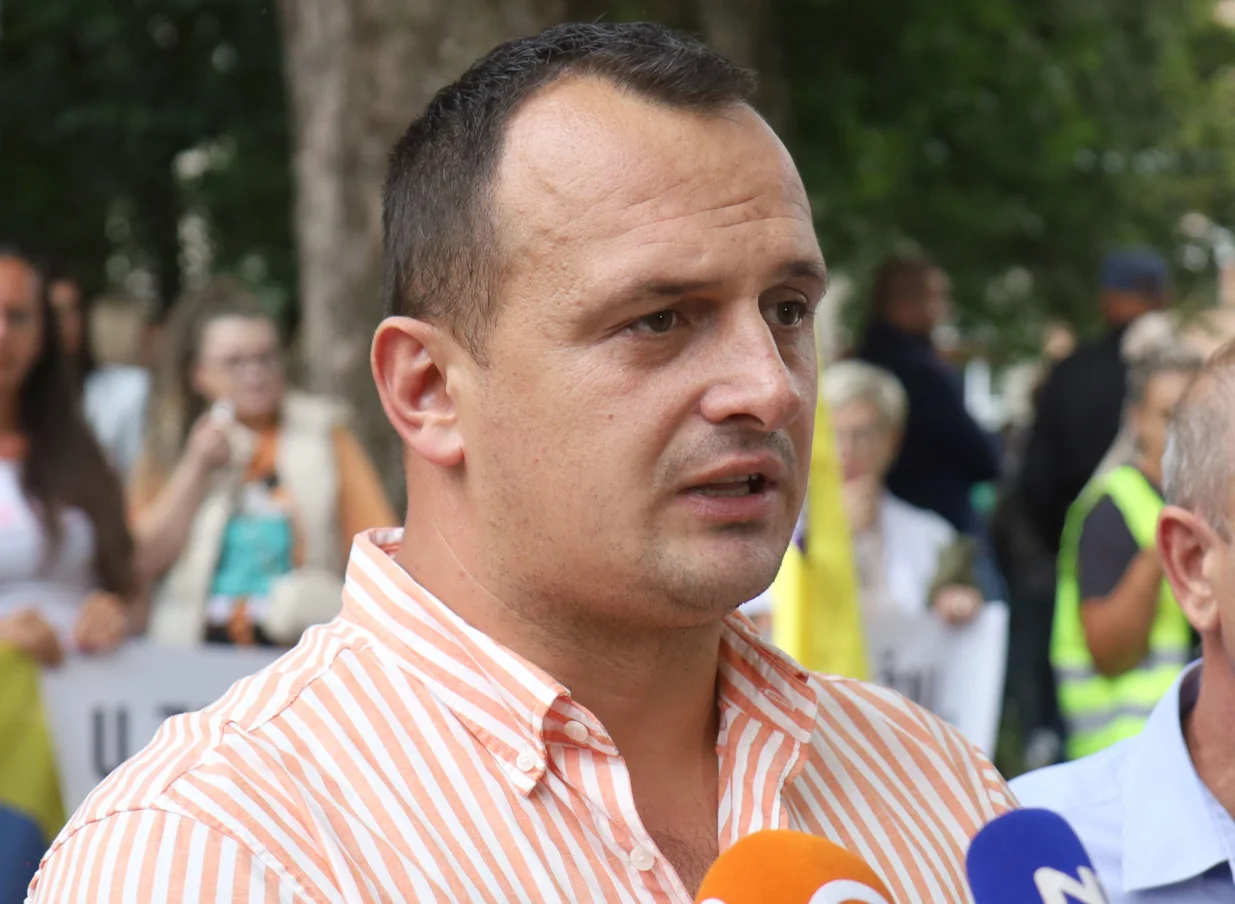 Senad Sadiković predsjednik sindikata radnika u zdravstvu KS-u/Senad Gubelić