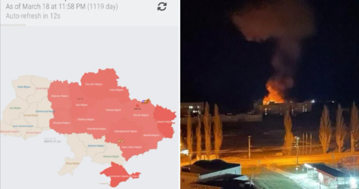 Većina Ukrajine pod prijetnjom udara/ Foto: X/