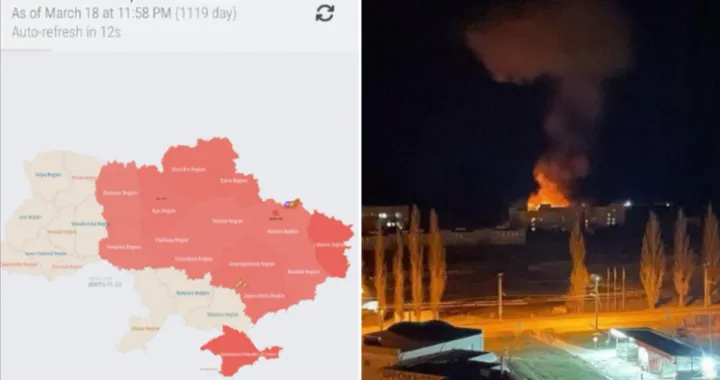 Većina Ukrajine pod prijetnjom udara/ Foto: X/