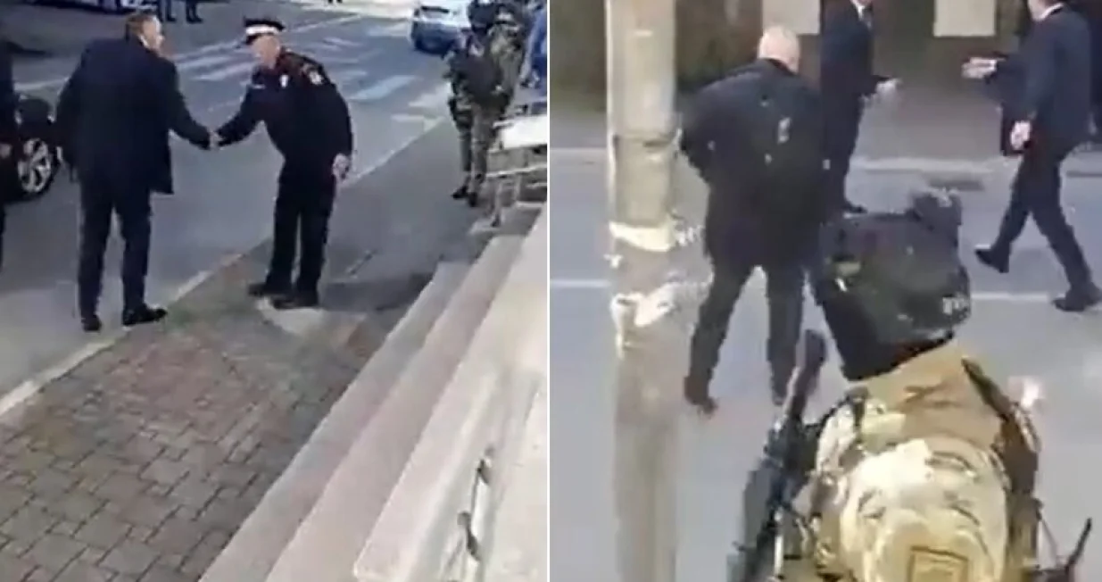 Dodik okružen specijalcima/Screenshot/