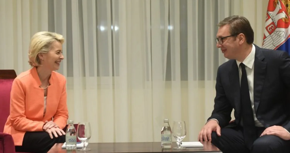 vučić von der leyen/