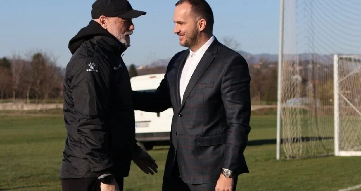 Vico Zeljković na treningu reprezentacije BiH (FOTO: N/FSBiH)