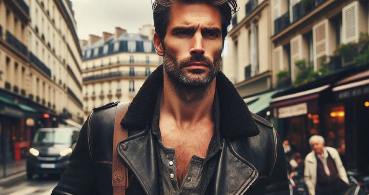 muškarac, zgodan, samouvjeren/ilustracija/