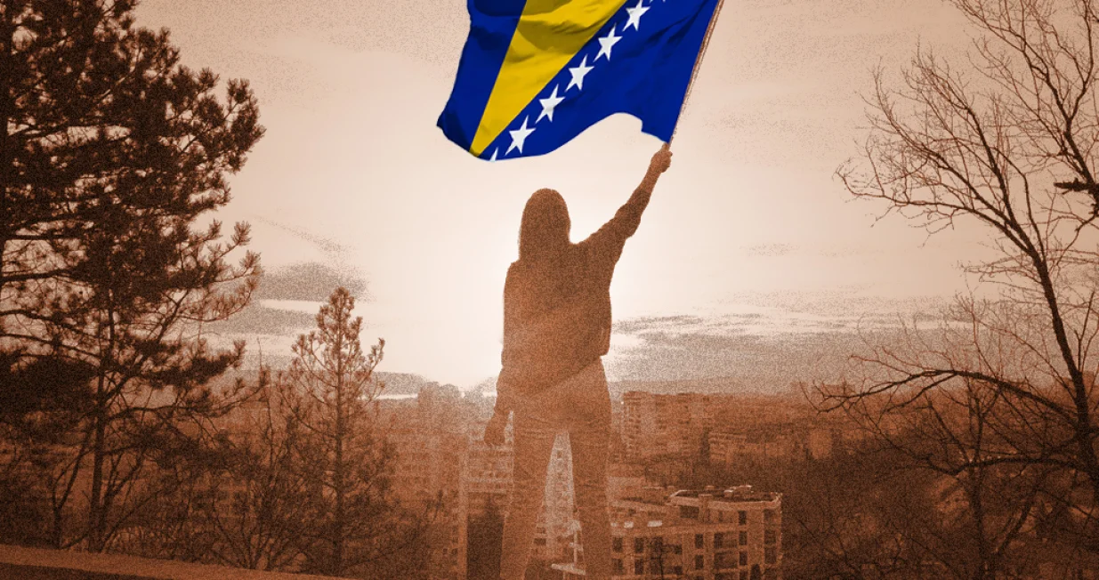 Vizual za kolumnu, Bosna i Hercegovina, zastava BiH/Benjamin Krnić