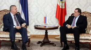 Obrad Kesić sa Dodikom/