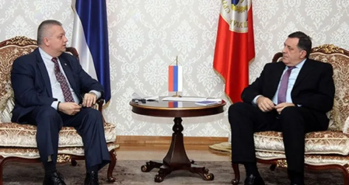 Obrad Kesić sa Dodikom/