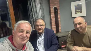 Branislav Borenović, Mladen Ivanić i Igor Crnadak, opozicionari iz RS-a, PDP-ovci/Facebook