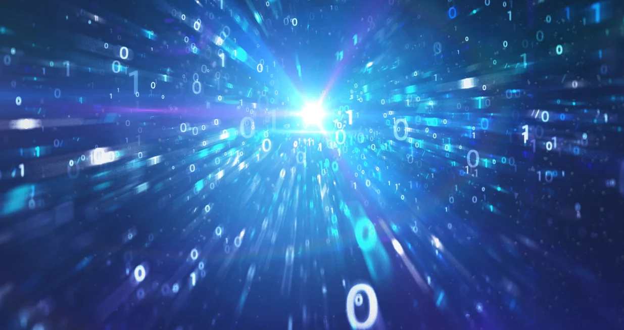 Kvantna komunikacija, binarni sistem, brojevi, tehnologija, IT, umjetna inteligencija/Ilustracija