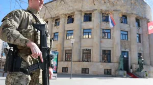 Vihor, oklopnjak, Palata predsjednika RS-a, SAJ, Crvene beretke, Milorad Dodik, straža/Siniša Pašalić