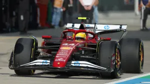 Formula One F1 - Chinese Grand Prix - Shanghai International Circuit, Shanghai, China - March 21, 2025 Ferrari's Lewis Hamilton during the sprint qualifying Pool via REUTERS/Wu Hao